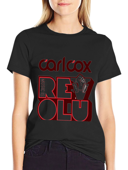 Carl Cox Revolution Black T-Shirt Music Lover