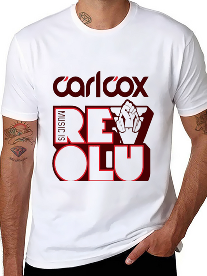 Carl Cox Revolution Black T-Shirt Music Lover
