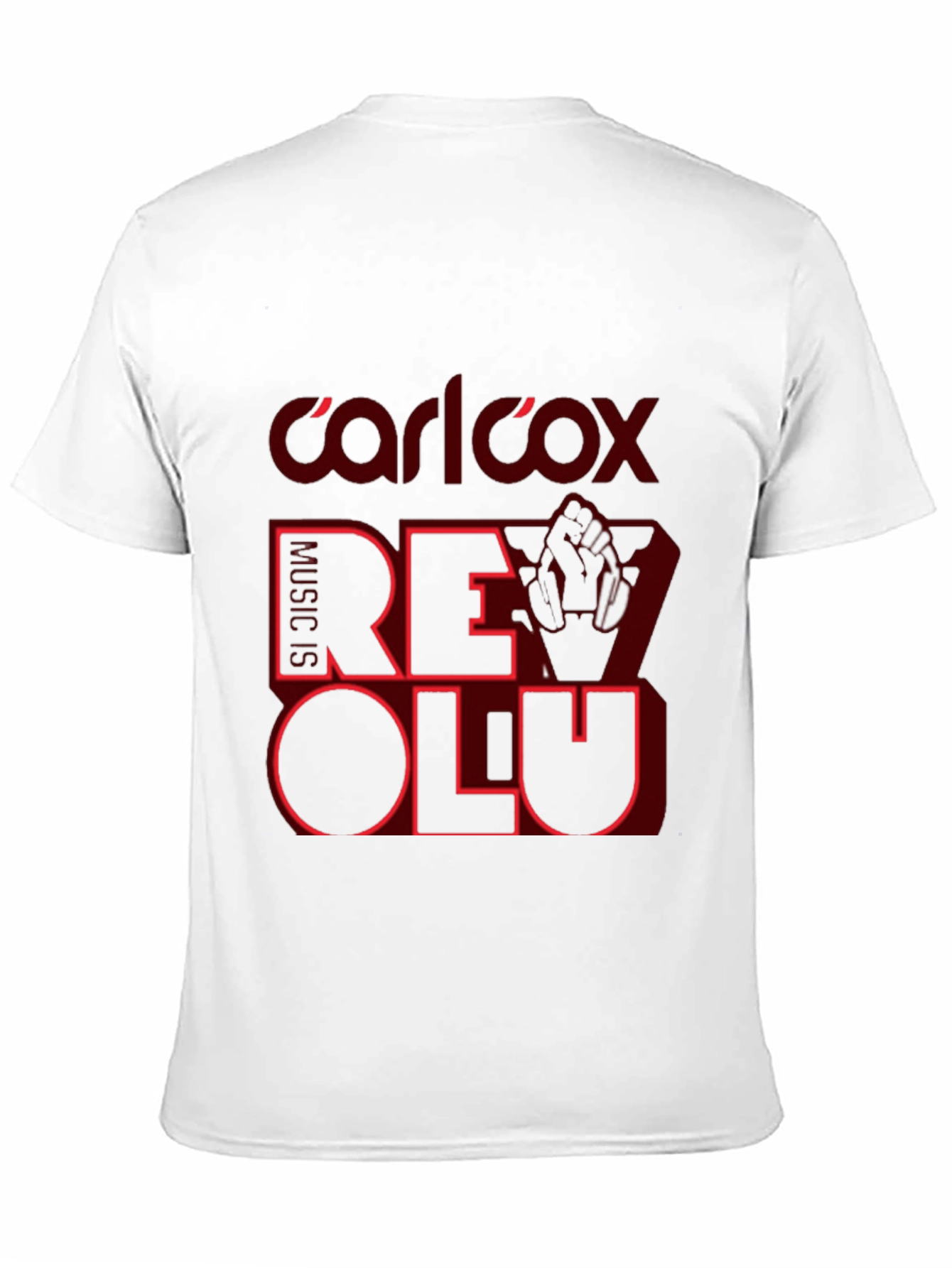 Carl Cox Revolution Black T-Shirt Music Lover