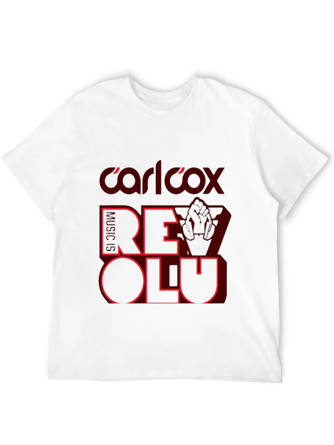 Carl Cox Revolution Black T-Shirt Music Lover