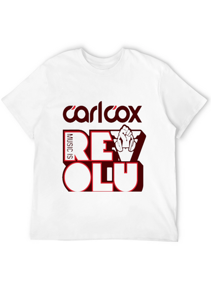 Carl Cox Revolution Black T-Shirt Music Lover