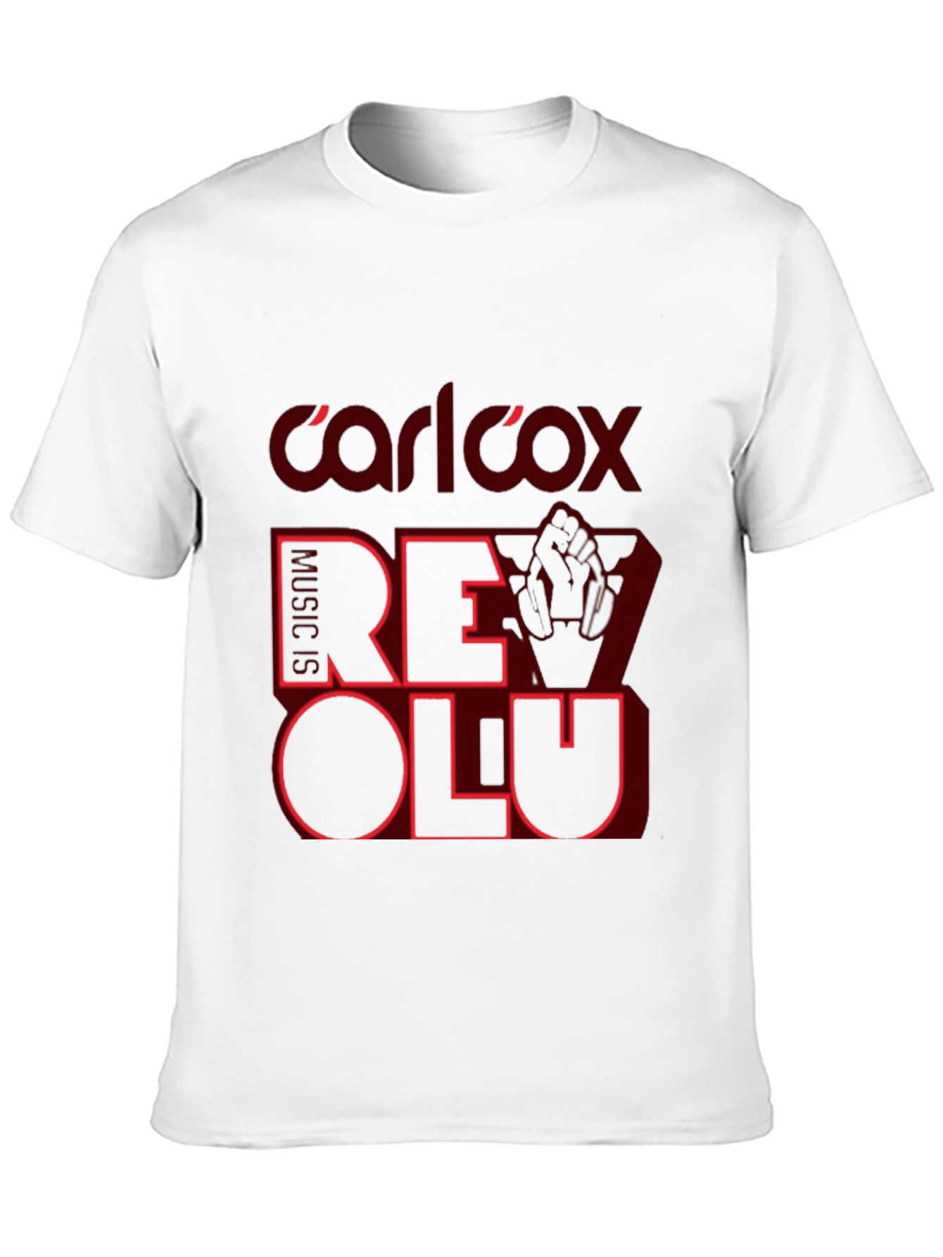 Carl Cox Revolution Black T-Shirt Music Lover