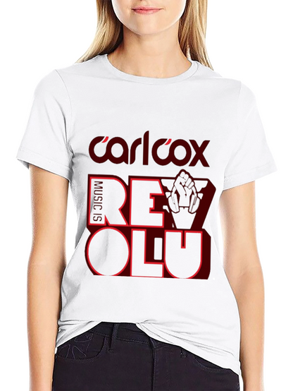 Carl Cox Revolution Black T-Shirt Music Lover