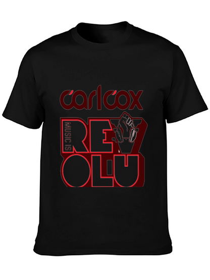 Carl Cox Revolution Black T-Shirt Music Lover