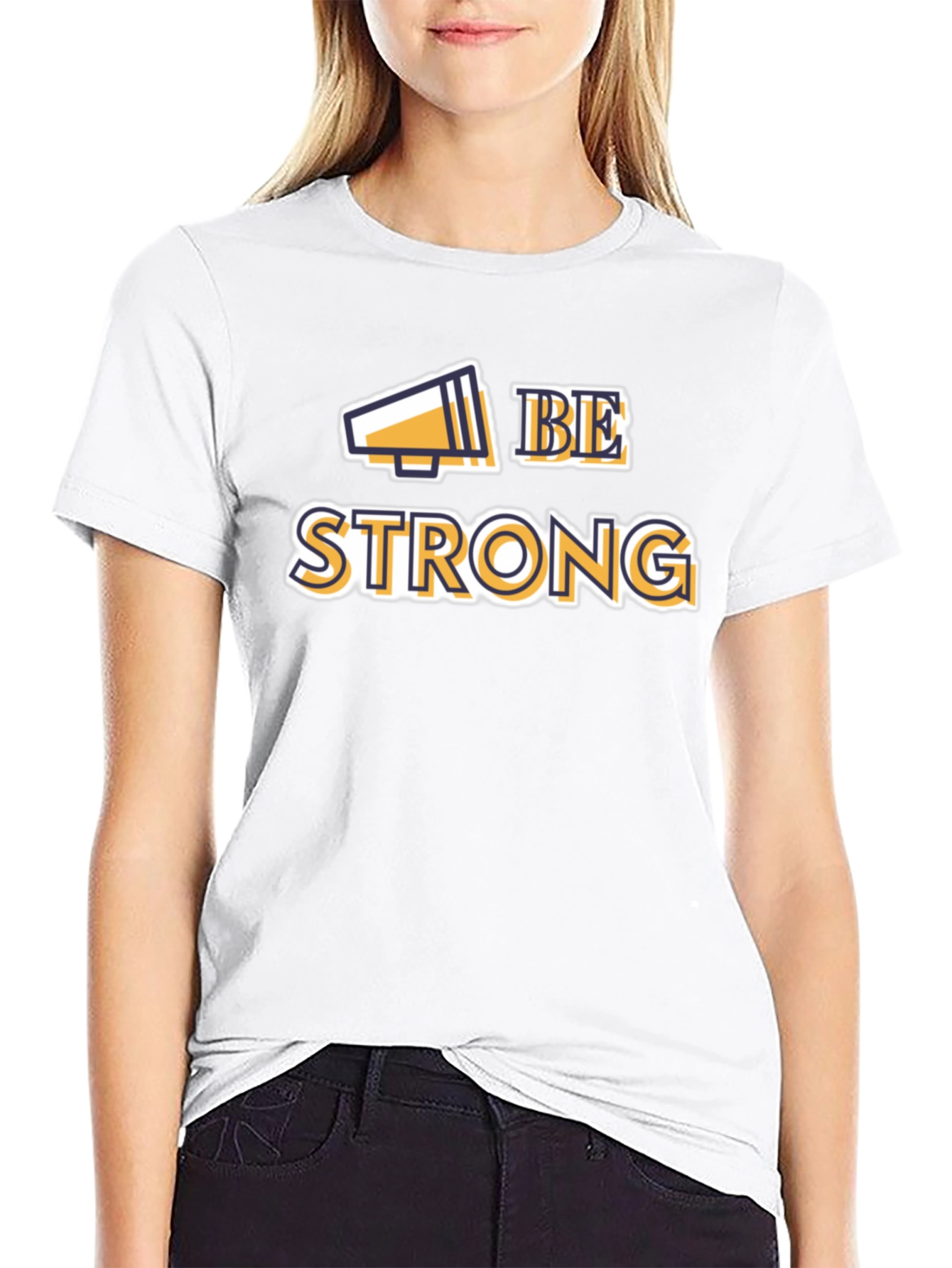 Be Strong Graphic Tee - Motivational T-Shirt