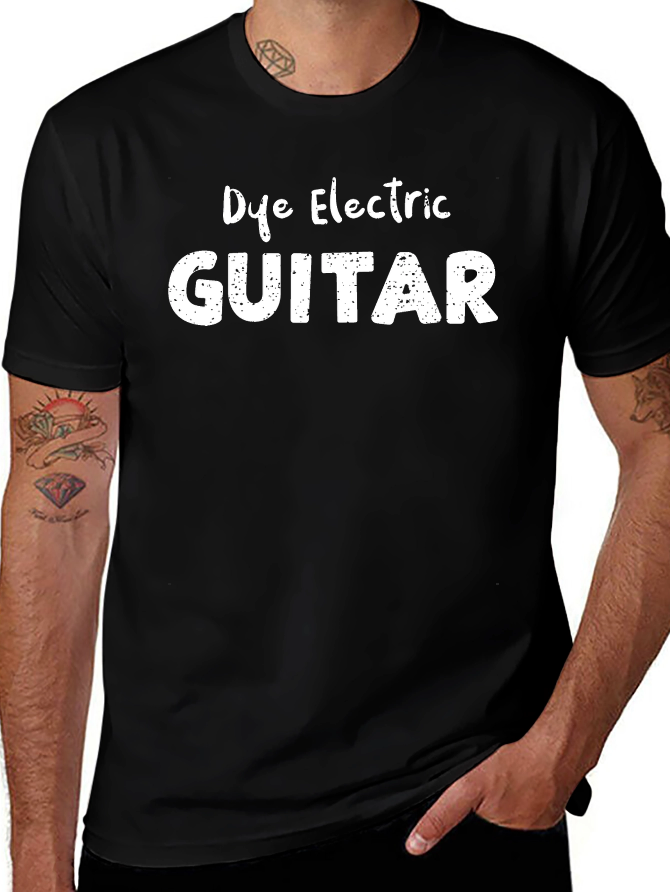Dye Electric Guitar Graphic Tee