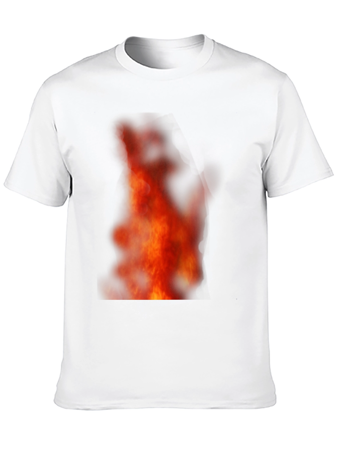 Fiery Flames Black T-Shirt