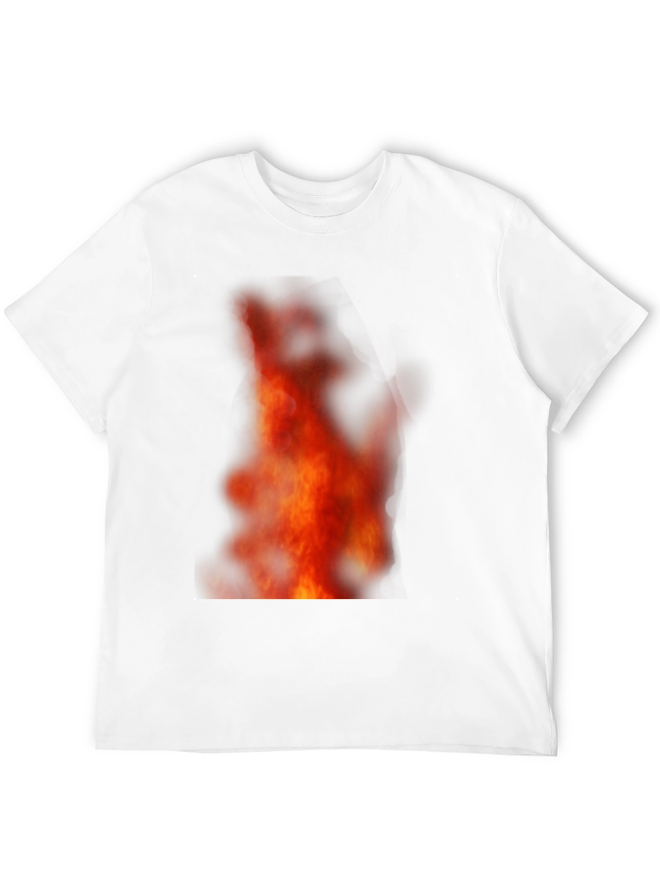 Fiery Flames Black T-Shirt