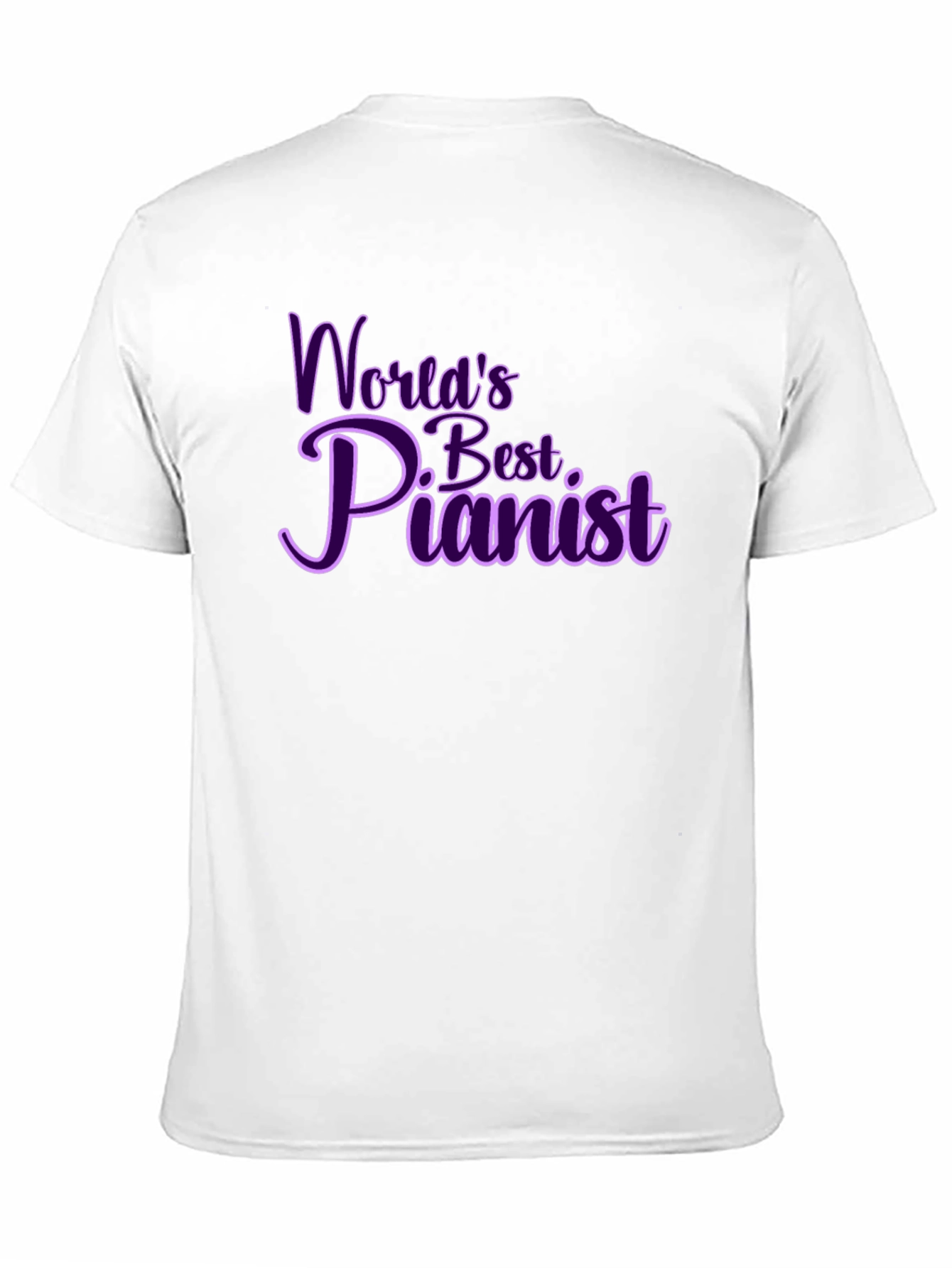 Worlds Best Pianist Graphic Tee - Black