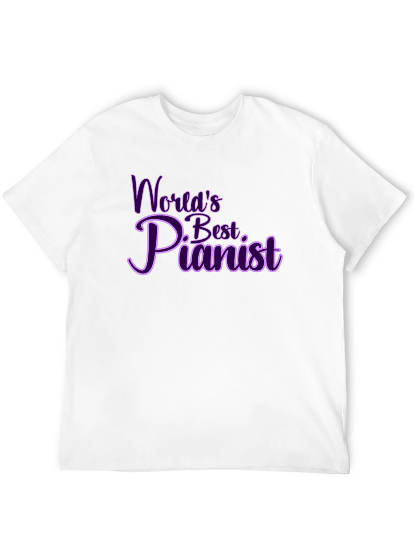 Worlds Best Pianist Graphic Tee - Black