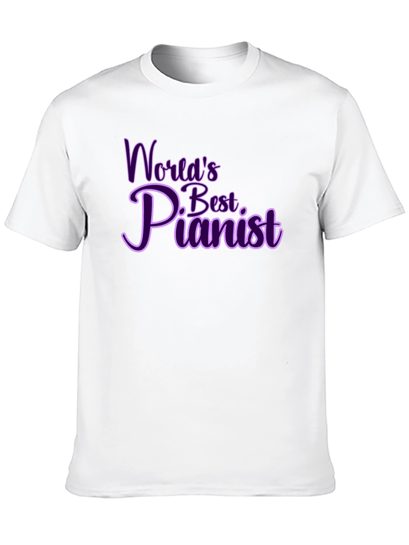 Worlds Best Pianist Graphic Tee - Black