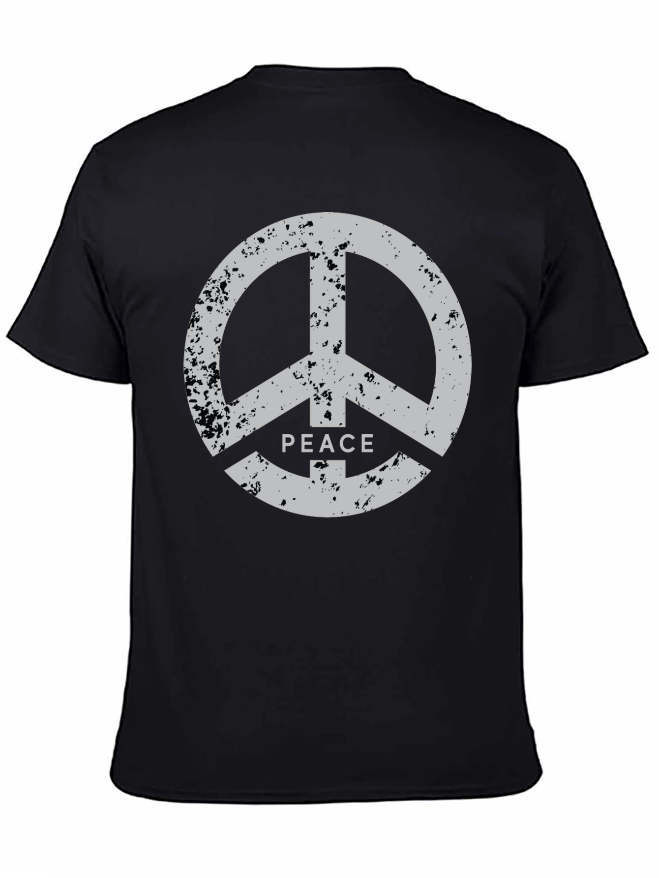 Peace Sign Black T-Shirt