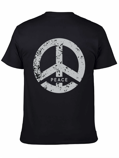 Peace Sign Black T-Shirt