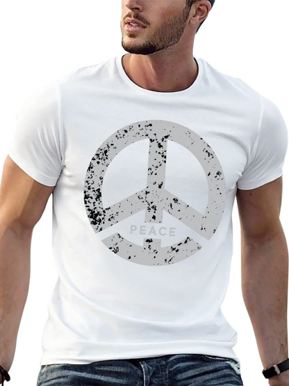 Peace Sign Black T-Shirt