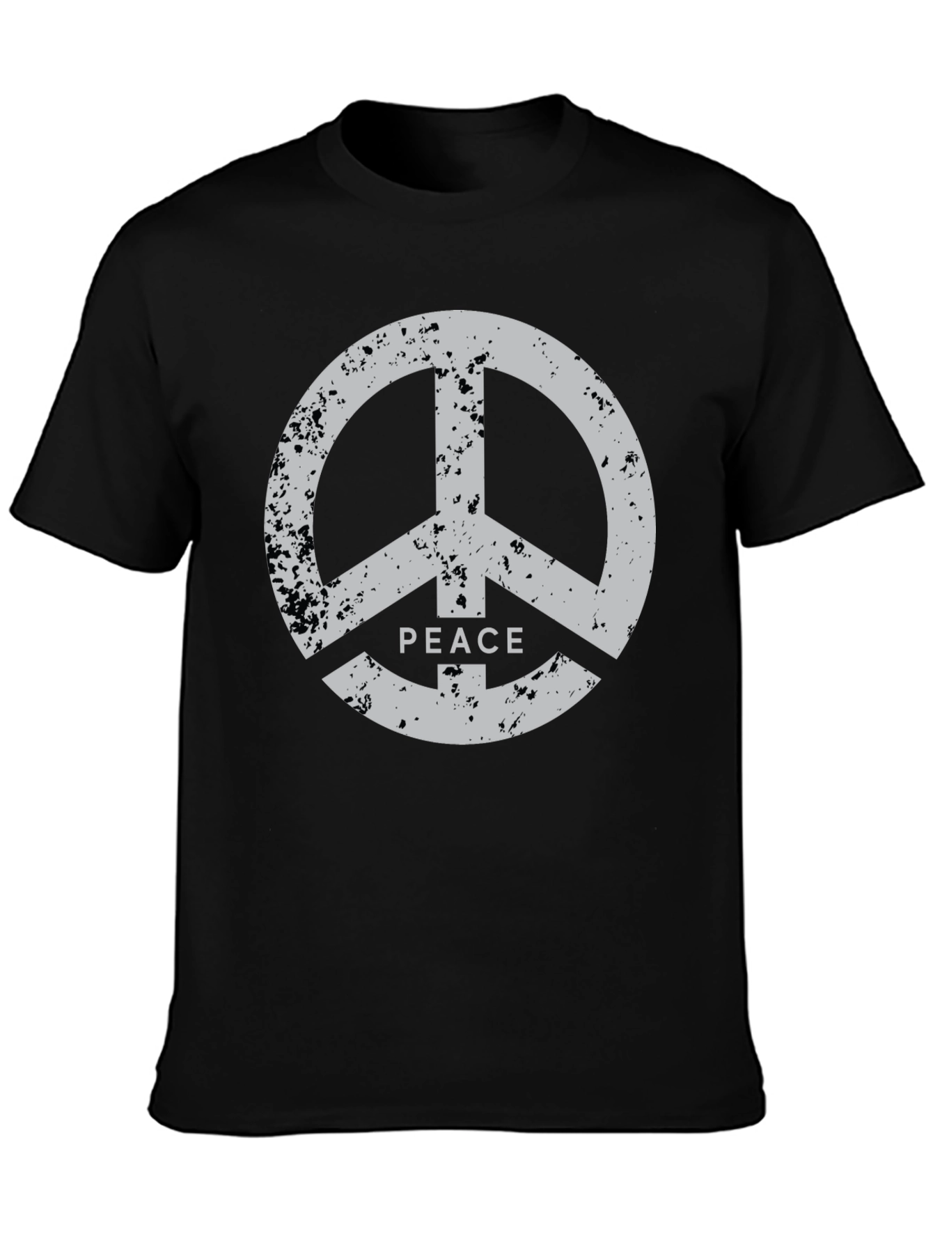 Peace Sign Black T-Shirt