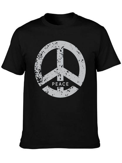 Peace Sign Black T-Shirt
