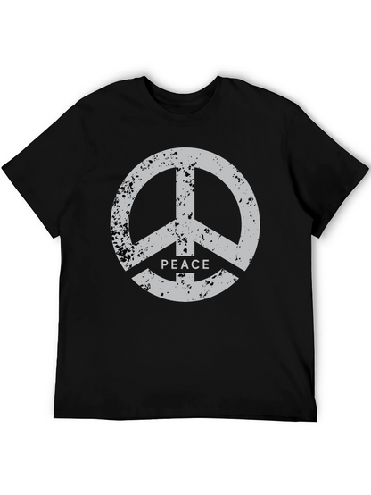 Peace Sign Black T-Shirt
