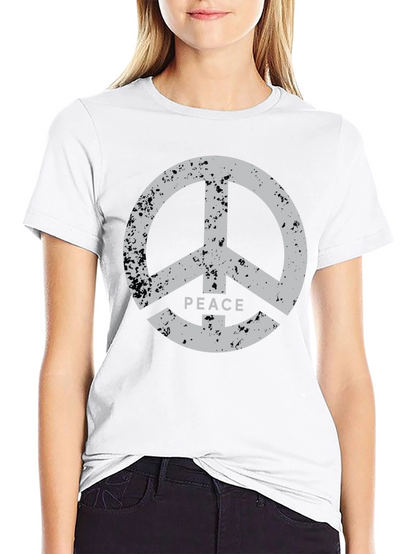 Peace Sign Black T-Shirt