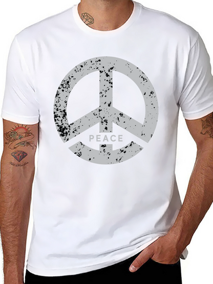 Peace Sign Black T-Shirt
