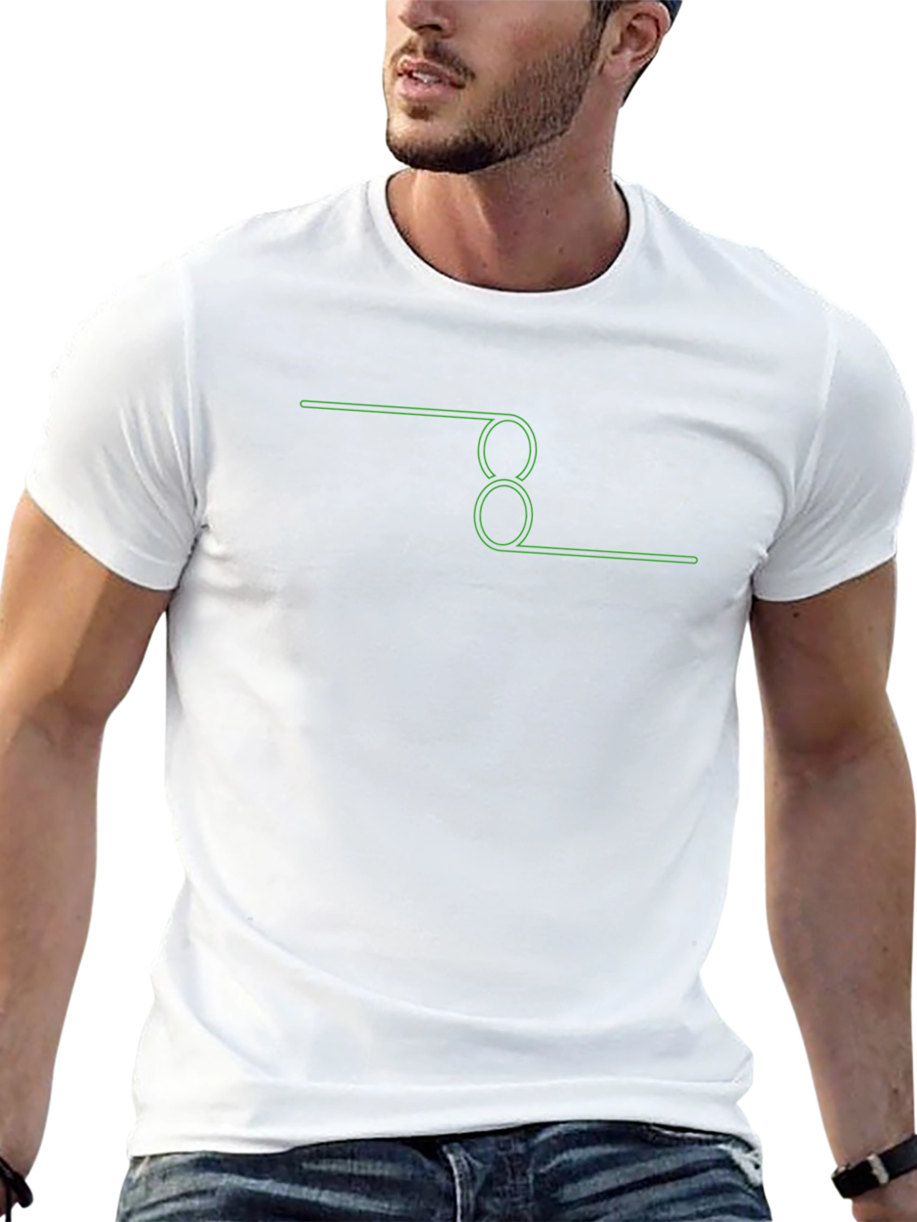 Abstract Eight T-Shirt - Stylish and Comfortable