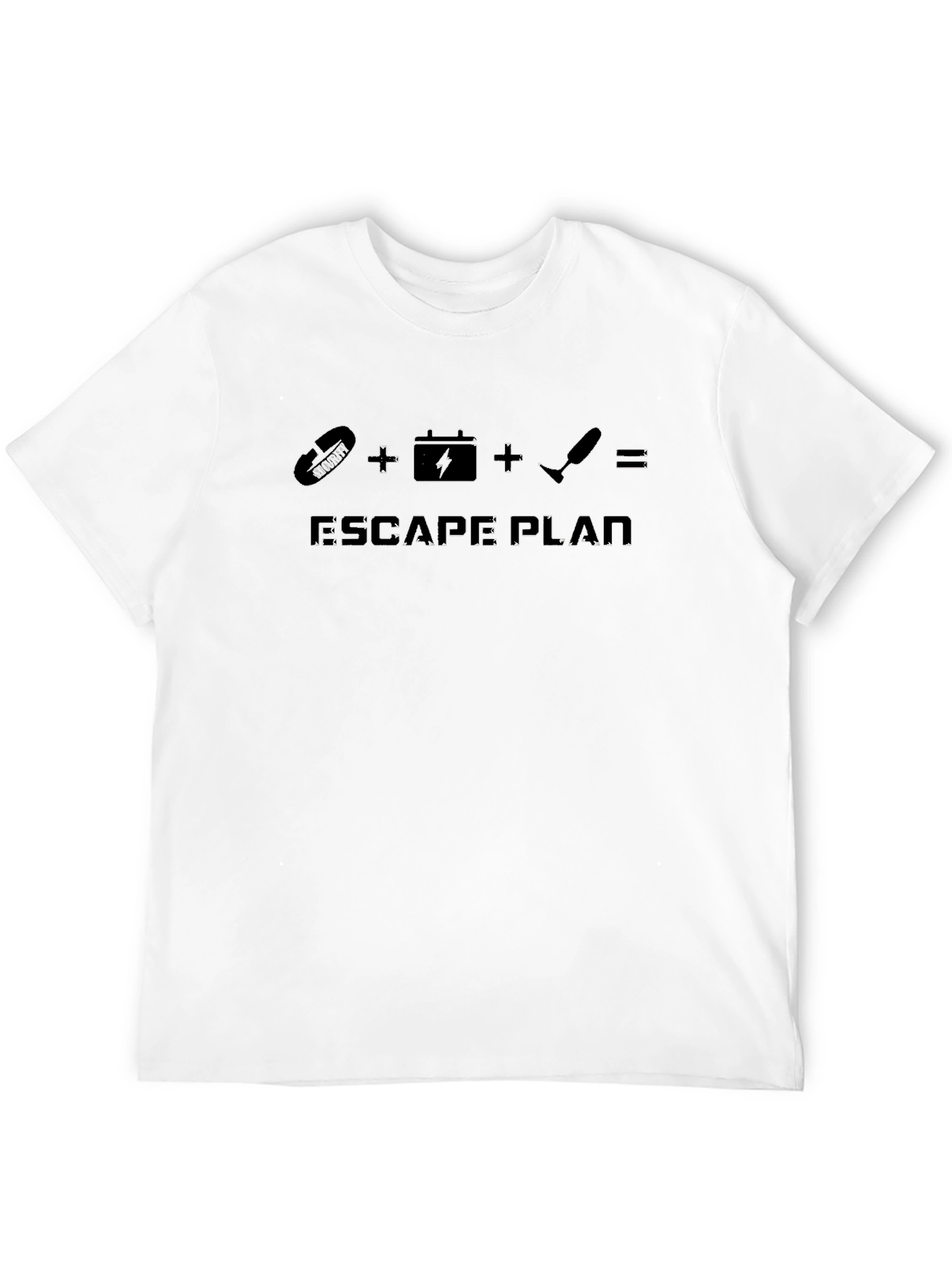 Escape Plan Black Graphic T-Shirt