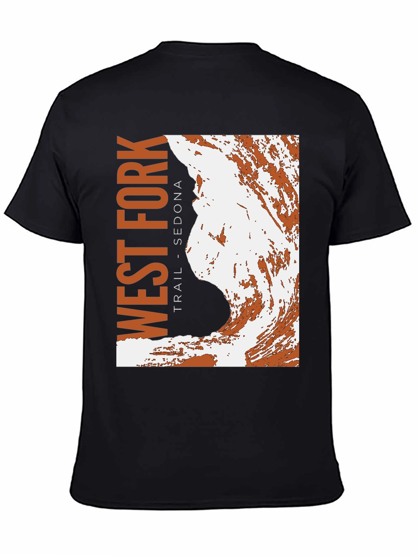 West Fork Trail Sedona Black Graphic T-Shirt