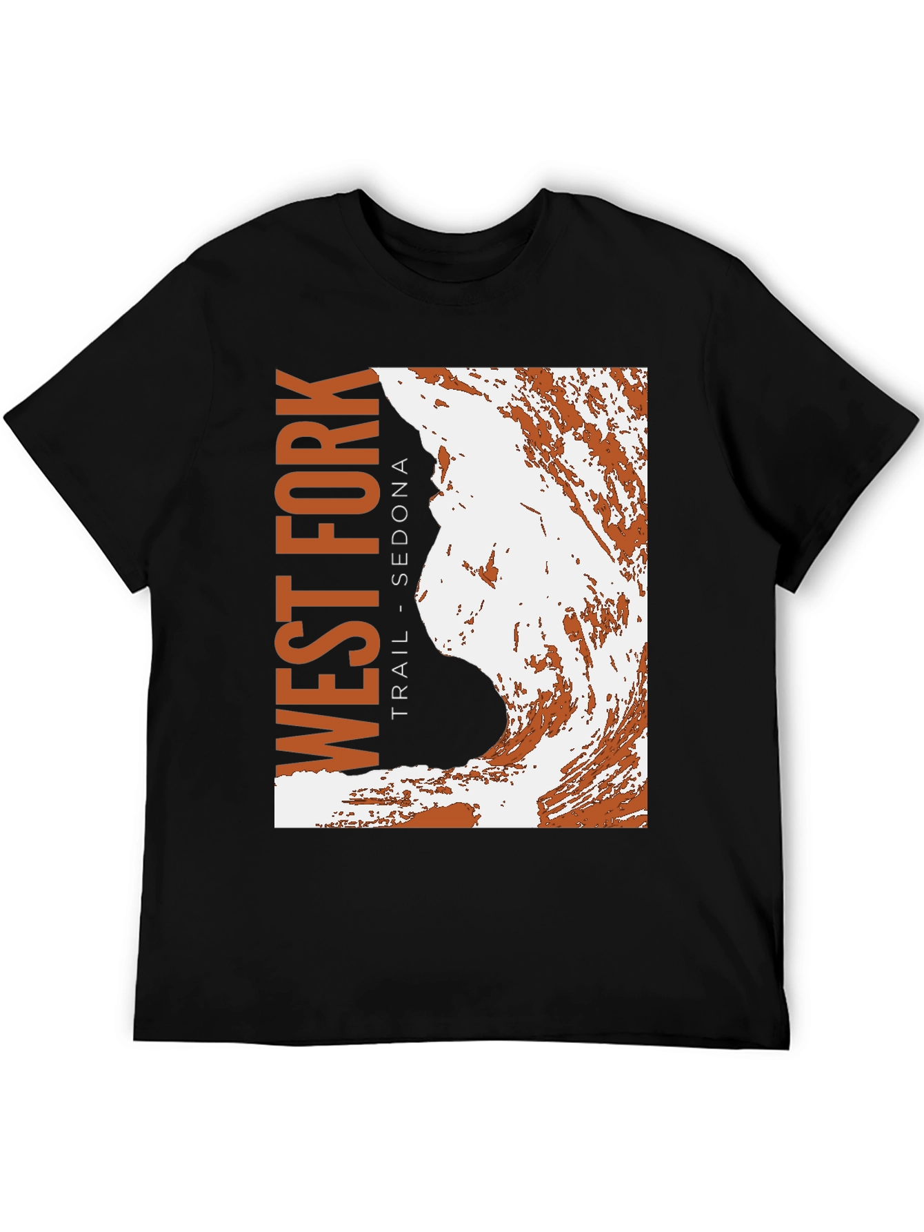 West Fork Trail Sedona Black Graphic T-Shirt