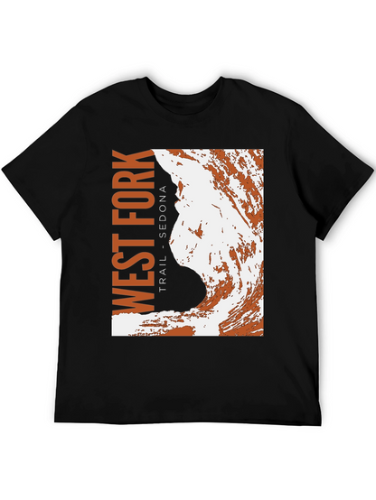 West Fork Trail Sedona Black Graphic T-Shirt