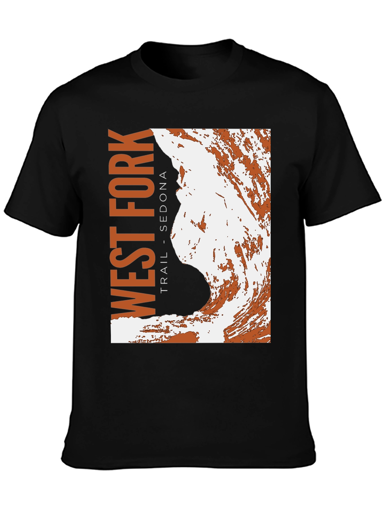 West Fork Trail Sedona Black Graphic T-Shirt