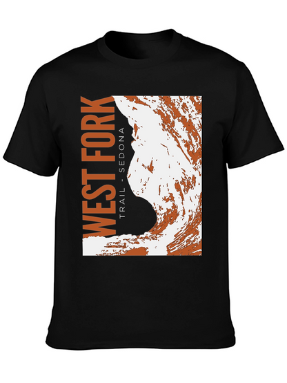 West Fork Trail Sedona Black Graphic T-Shirt