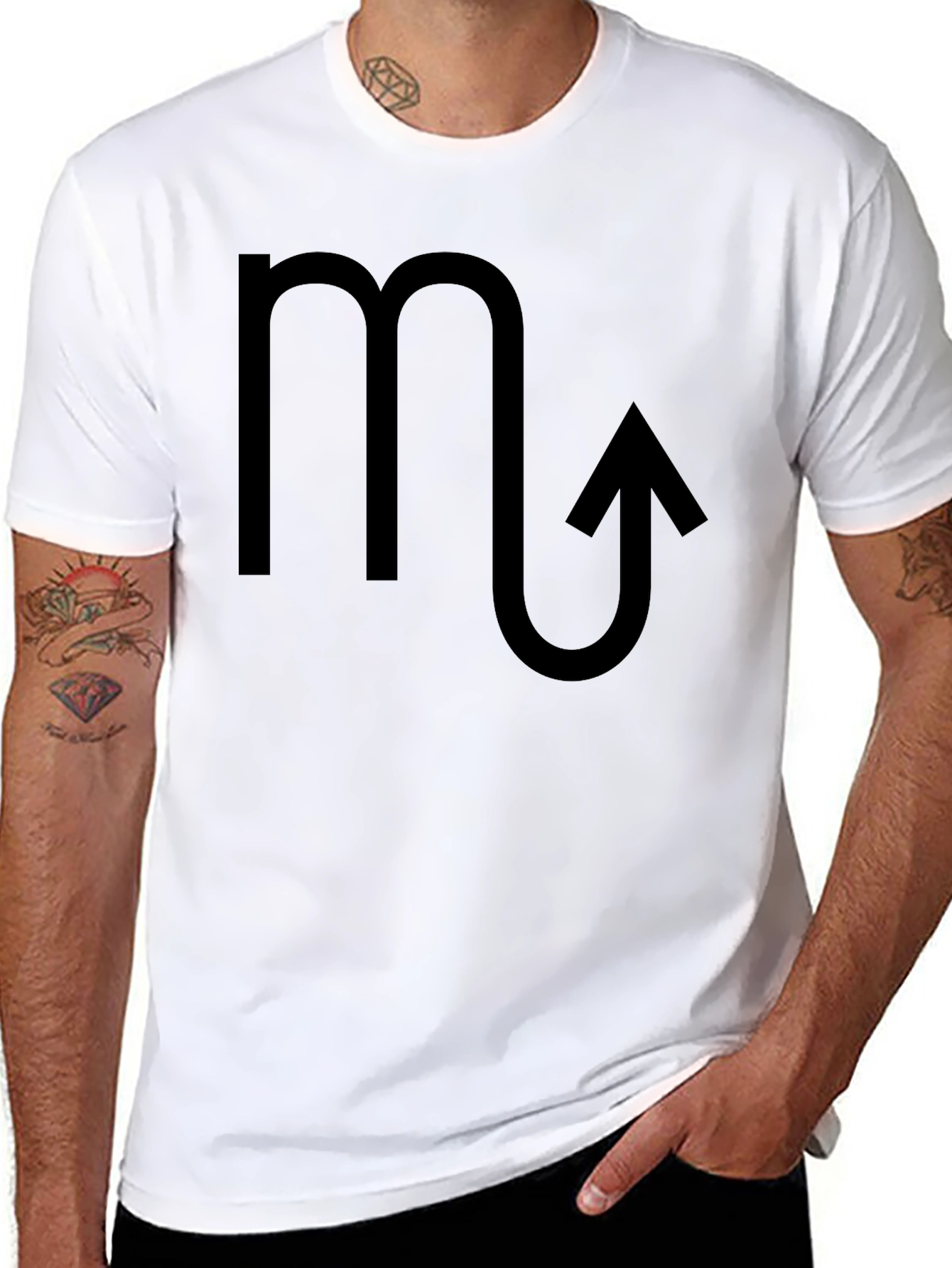 Scorpio Zodiac Sign Black T-Shirt