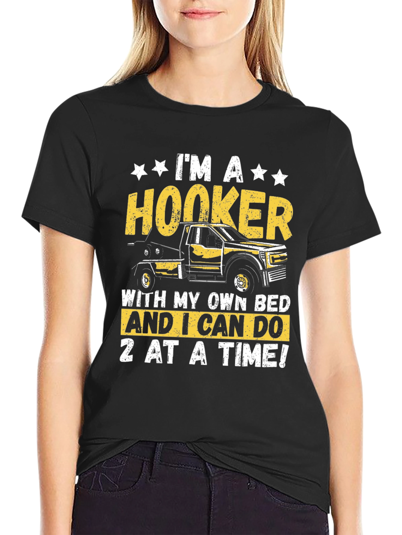 Hooker Tow Truck Funny T-Shirt