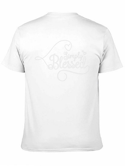 Simply Blessed Black Graphic Tee