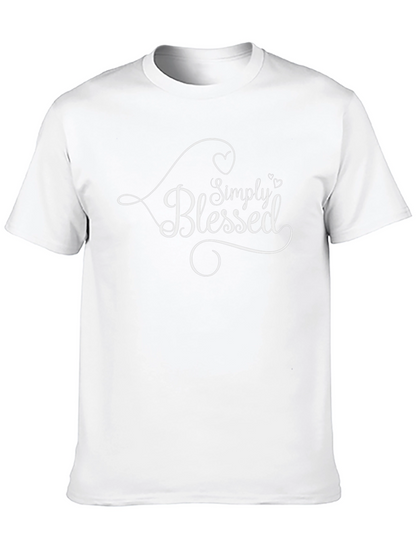 Simply Blessed Black Graphic Tee
