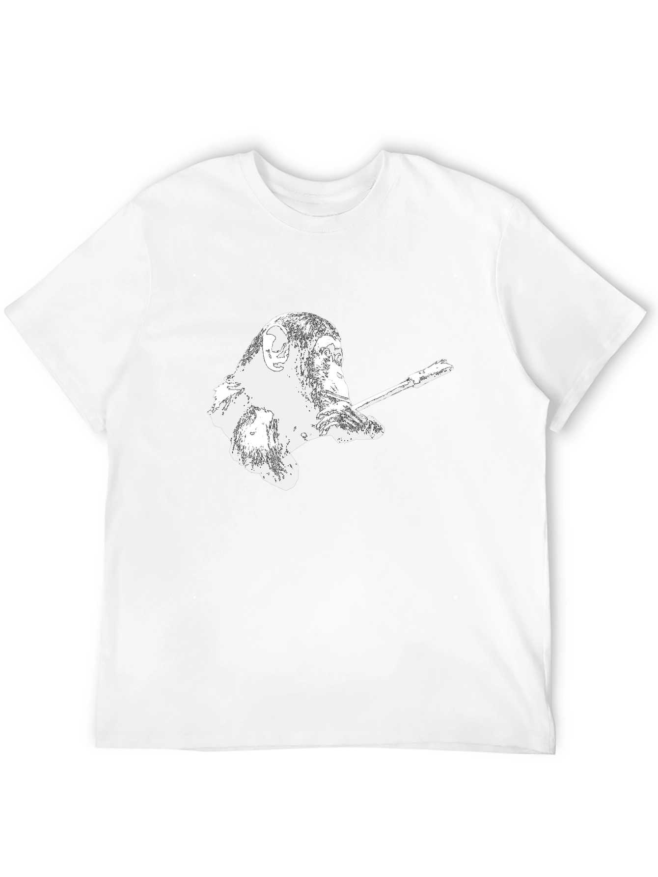 Cool Monkey Smoking T-Shirt - Unique Graphic Tee