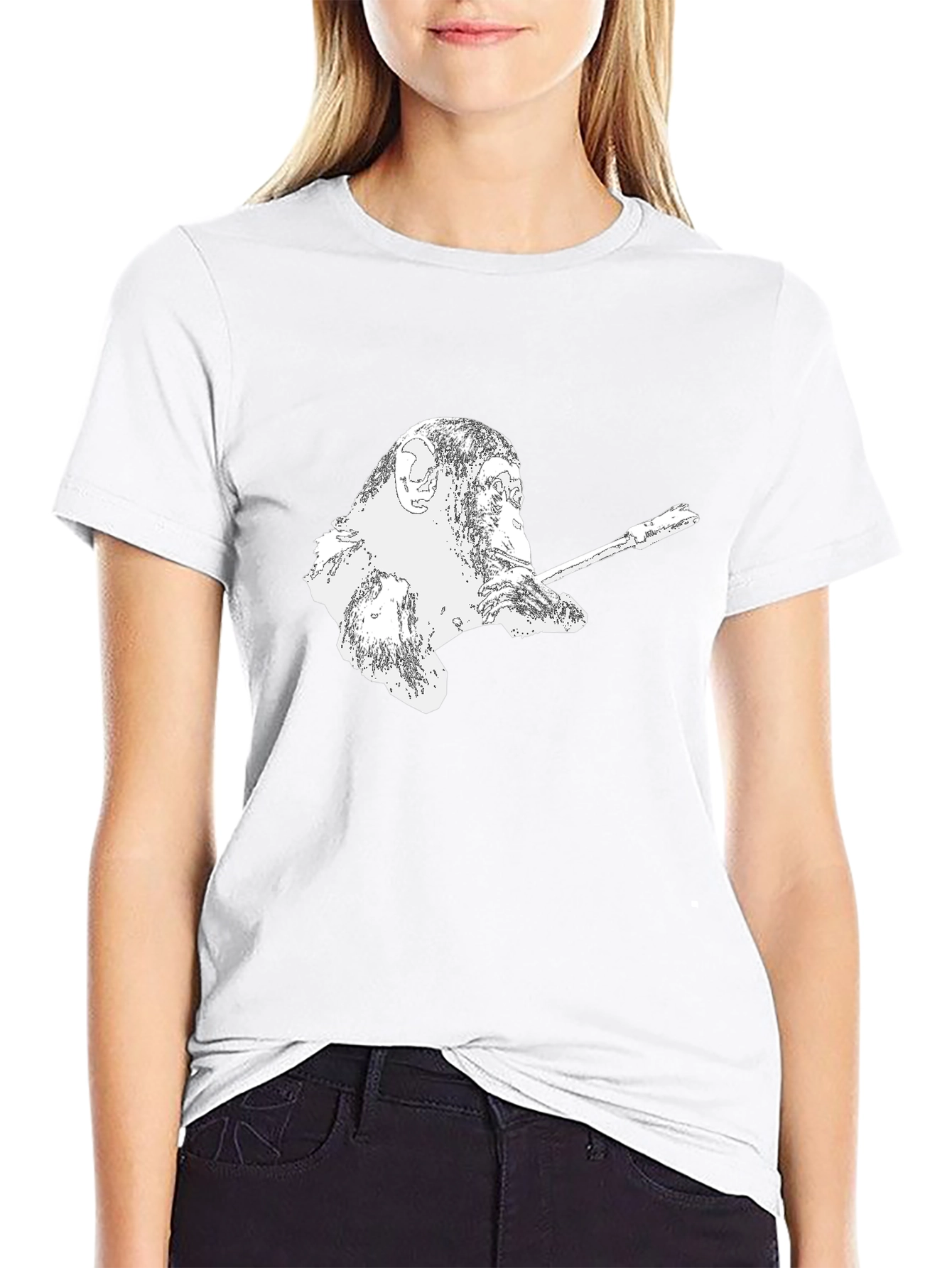 Cool Monkey Smoking T-Shirt - Unique Graphic Tee