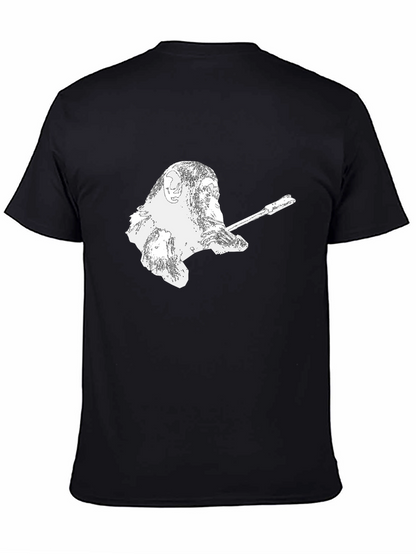 Cool Monkey Smoking T-Shirt - Unique Graphic Tee