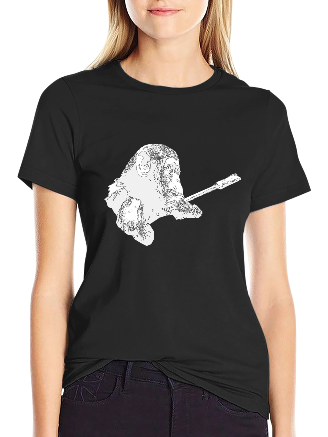 Cool Monkey Smoking T-Shirt - Unique Graphic Tee