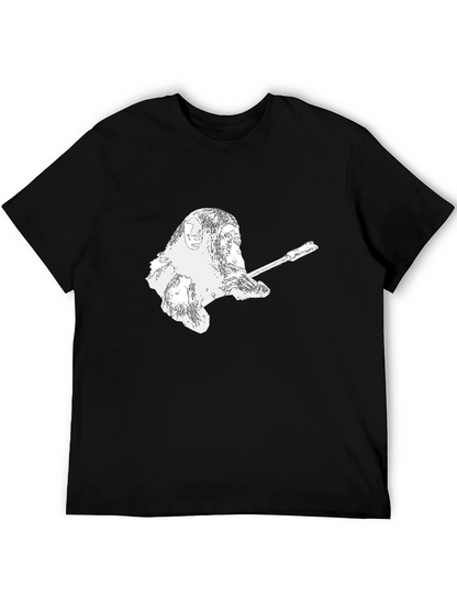 Cool Monkey Smoking T-Shirt - Unique Graphic Tee