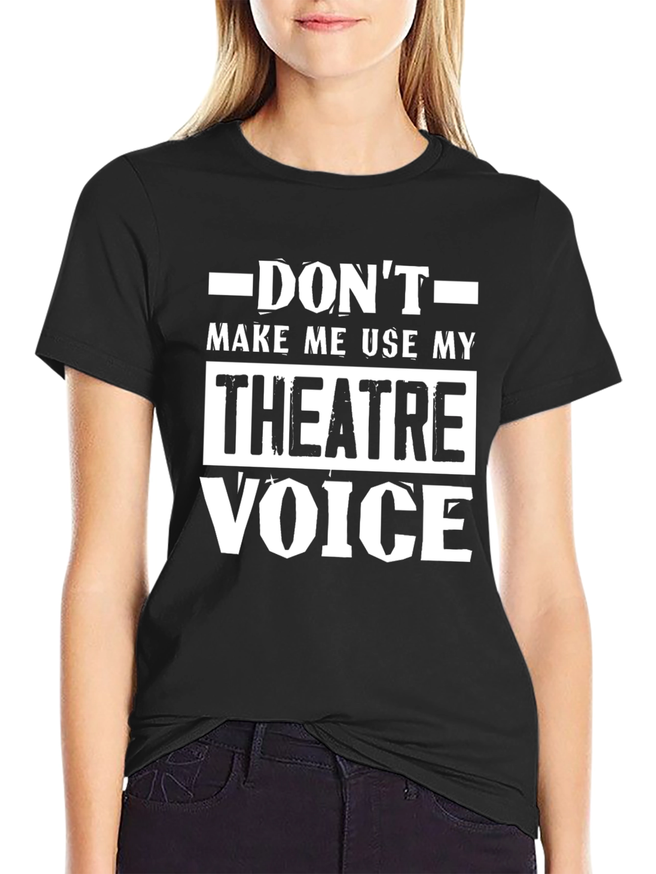 Theatre Voice T-Shirt - Funny Drama Actor Tee
