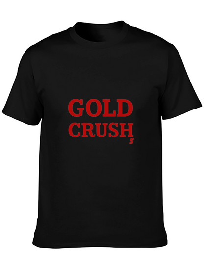 Gold Crush Graphic Tee - Trendy Casual Style
