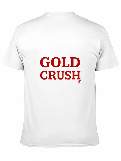 Gold Crush Graphic Tee - Trendy Casual Style