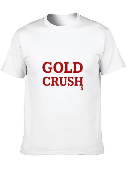 Gold Crush Graphic Tee - Trendy Casual Style