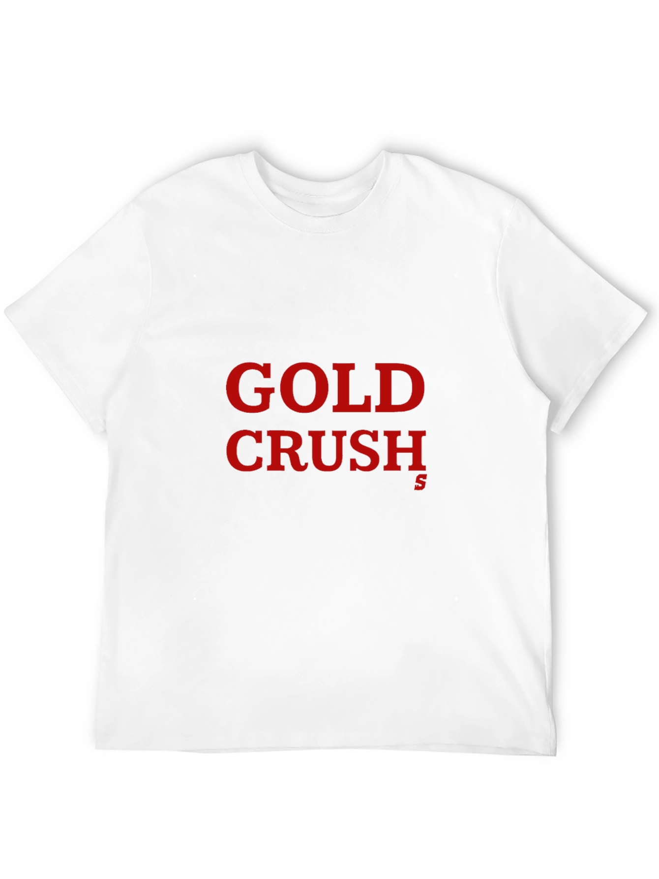 Gold Crush Graphic Tee - Trendy Casual Style