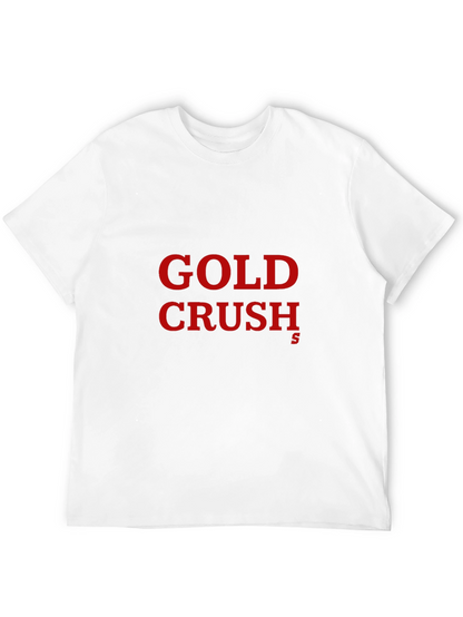 Gold Crush Graphic Tee - Trendy Casual Style