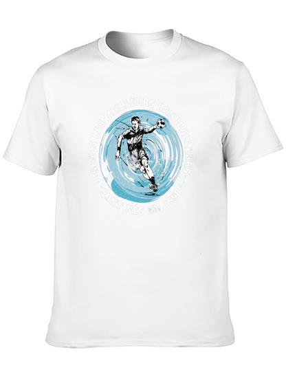 Handball Player Graphic Tee - Born in 1990