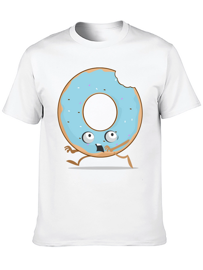 Funny Donut Cartoon Graphic T-Shirt