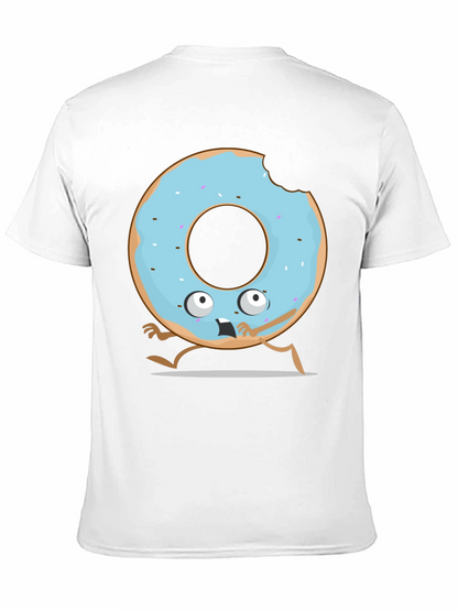Funny Donut Cartoon Graphic T-Shirt