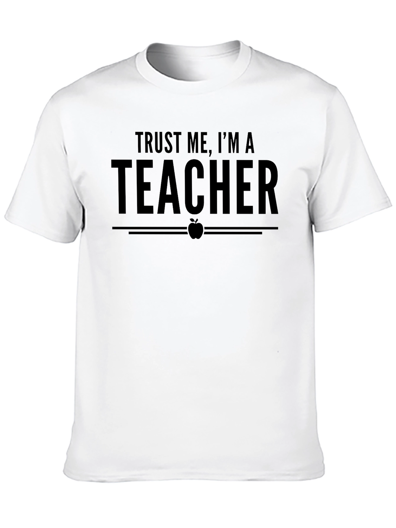 Trust Me Im A Teacher Black T-Shirt