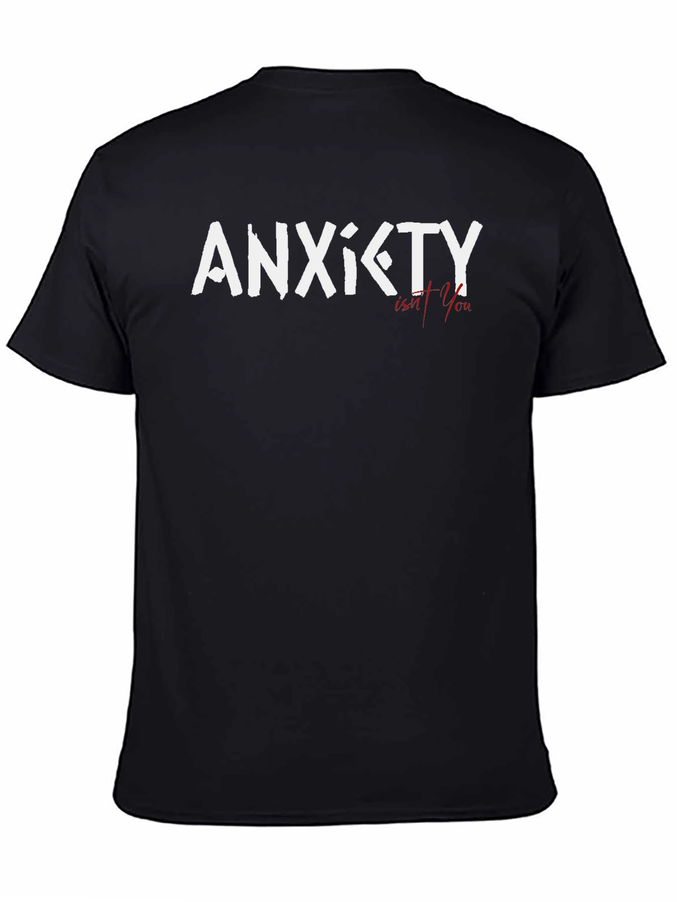 Anxiety Isnt You Black Graphic Tee